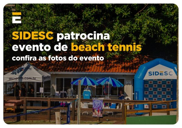 SIDESC patrocina evento de beach tennis Carnarena